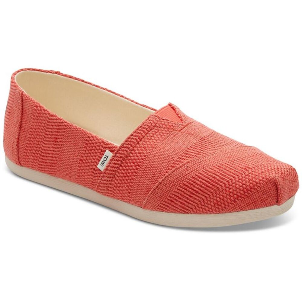 Toms Womens Alpargata Pink Slip On Canvas Fashion Loafers Flats NWT